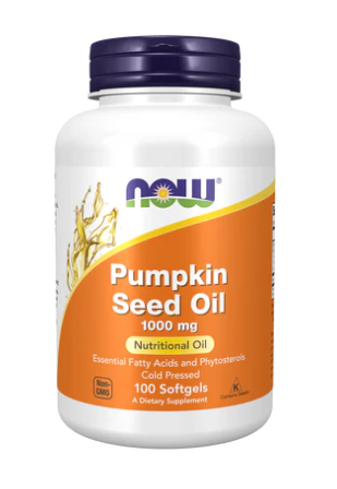NOW Foods Pumpkin Seed Oil 1000mg 100 S/GELS